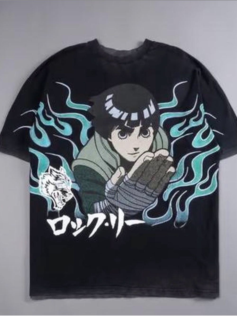 Darc Sport Black Naruto Anime Tee with green Accents